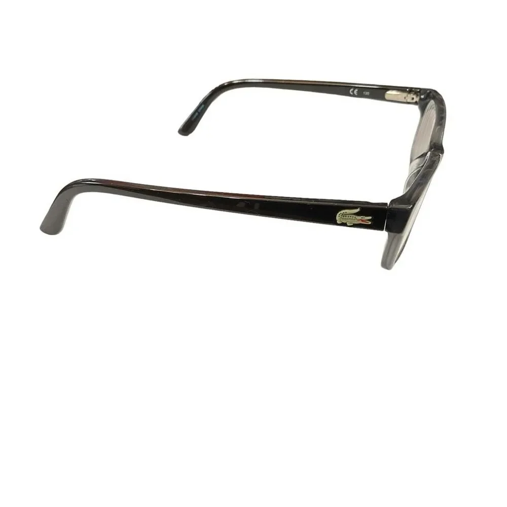 Lacoste Eyeglass Frame Glasses 130 L3606 035 Gray Alligator Stem Full Rim‎